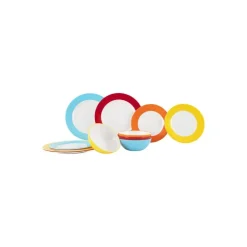 GIMEX Set vaisselle Color Line 12 pièces