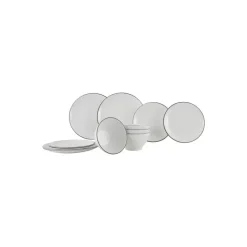 GIMEX Set vaisselle Linea Line 12 pièces