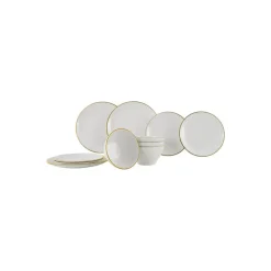 GIMEX Set vaisselle Linea Line 12 pièces