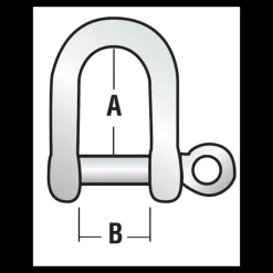 HARKEN Manille longue 5 mm