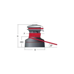 HARKEN Winch Performa Classic Plain-Top