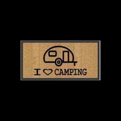 HOLIDAY TRAVEL Paillasson I love Camping | Caravane