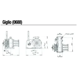 ITALWINCH Giglio 0688 - ø 6 mm
