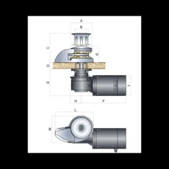 ITALWINCH Guindeau CLS 1000W 12V 8 mm