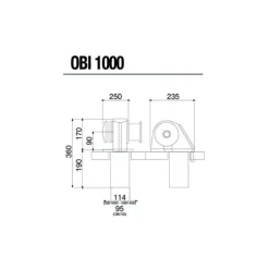 ITALWINCH Obi 1000 | 1000W | ø 8 mm