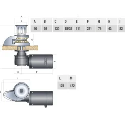 ITALWINCH Smart 12 V | 500 W - 8 mm