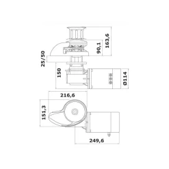ITALWINCH Smart Plus 12 V | 1500 W - 10 mm
