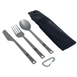 JAMET Set de 3 couverts titane