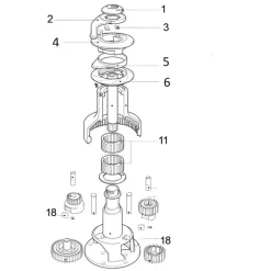 LEWMAR Pièces détachées Winch Evo