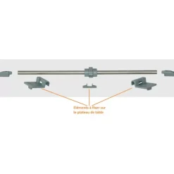 LIPPERT Pin | Fixation plateau coulissant sur paroi