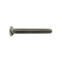 MARINOX Vis métaux + écrou inox A4 T.F Fendue | ø 10 mm