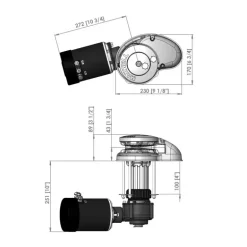 MAXWELL Guindeau RC-10  12V | 1200W Barbotin 10 mm