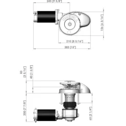 MAXWELL Guindeau RC-8  12V | 600W Barbotin 6 - 7 mm