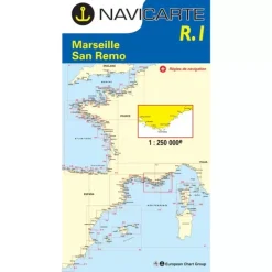 NAVICARTE Routière Marseille à San Remo R1