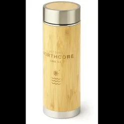 NORTHCORE Thermos® bambou en acier 360 ml