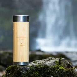 NORTHCORE Thermos® bambou en acier 360 ml