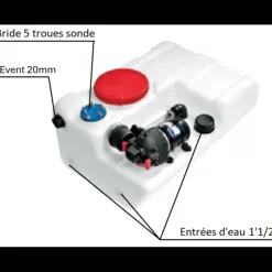 NUOVA RADE Pack Bora 60 L + Pompe 12 V