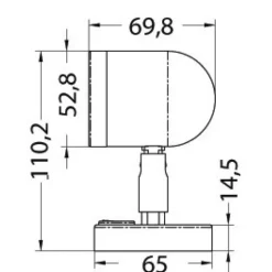 OSCULATI Applique led laiton