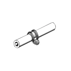 OSCULATI Colliers de fixation inox et caoutchouc | Boîte de 10
