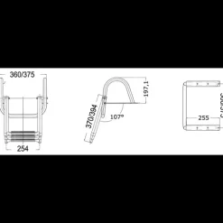 OSCULATI Echelle télescopique 3 ou 4 marches