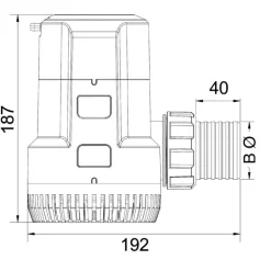 OSCULATI Europump G3700 Auto | 233 L/min