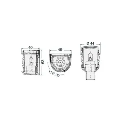 OSCULATI Feux de navigation Utility Compact