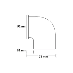 OSCULATI Grille + manchon coudé