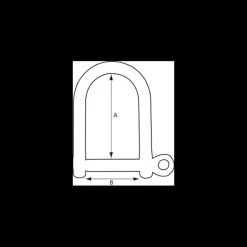 OSCULATI Manille lyre acier galva