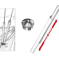 OSCULATI Protection hauban aluminium