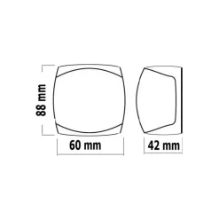 OSCULATI Sphera II à LED / blanc