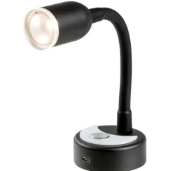 OSCULATI Spot LED Articulé + USB-C noir