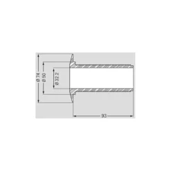 PLASTIMO Passe-coque sonde Navman Advansea