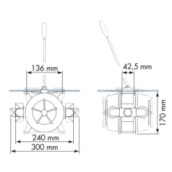 PLASTIMO Pompe de cale double effet