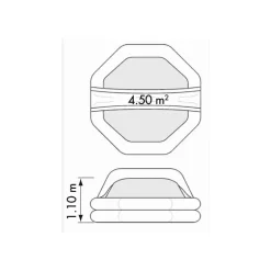 PLASTIMO Radeau 12 P Transocéan Plus ISO 9650-1 / ISAF