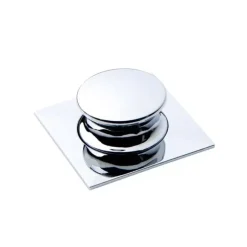 REIMO Bouton chromé P-Lock 35 x 35 mm