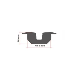 REIMO Rail d'arrimage encastrable