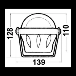 RIVIERA Compas Artica 2''3/4 sur étrier