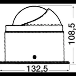 RIVIERA Compas Artica 2''3/4 sur fût