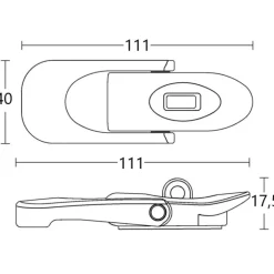SEAWORLD Verrou sauterelle anti-vibration technopolymère