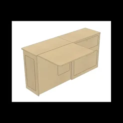 SIMPLE VANS Meuble latéral XL avec table | Trafic 3