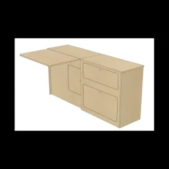 SIMPLE VANS Meuble latéral XL avec table | Trafic 3