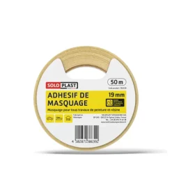 SOLOPLAST Rouleau adhésif de masquage 50 m