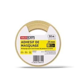 SOLOPLAST Rouleau adhésif de masquage 50 m