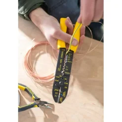 STANLEY Pince à sertir et à dénuder 220 mm