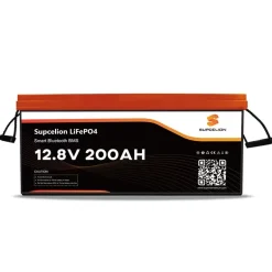 SUPCELION Batterie Lithium Pro 12-200 Ah BT - 2560 Wh
