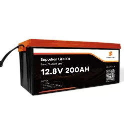 SUPCELION Batterie Lithium Pro 12-200 Ah BT - 2560 Wh
