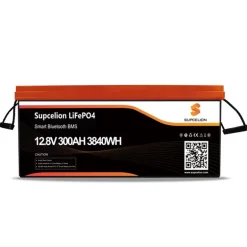 SUPCELION Batterie Lithium Pro 12-300 Ah BT - 3840 Wh