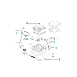 THETFORD Pièces détachées Porta Potti