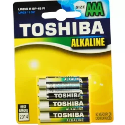 TOSHIBA Piles alcalines - LR03 - AAA