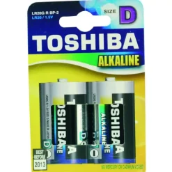 TOSHIBA Piles alcalines - LR20 - D